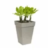 Plant pot Elho Anthracite polypropylene Plastic Squared Modern 37 cm