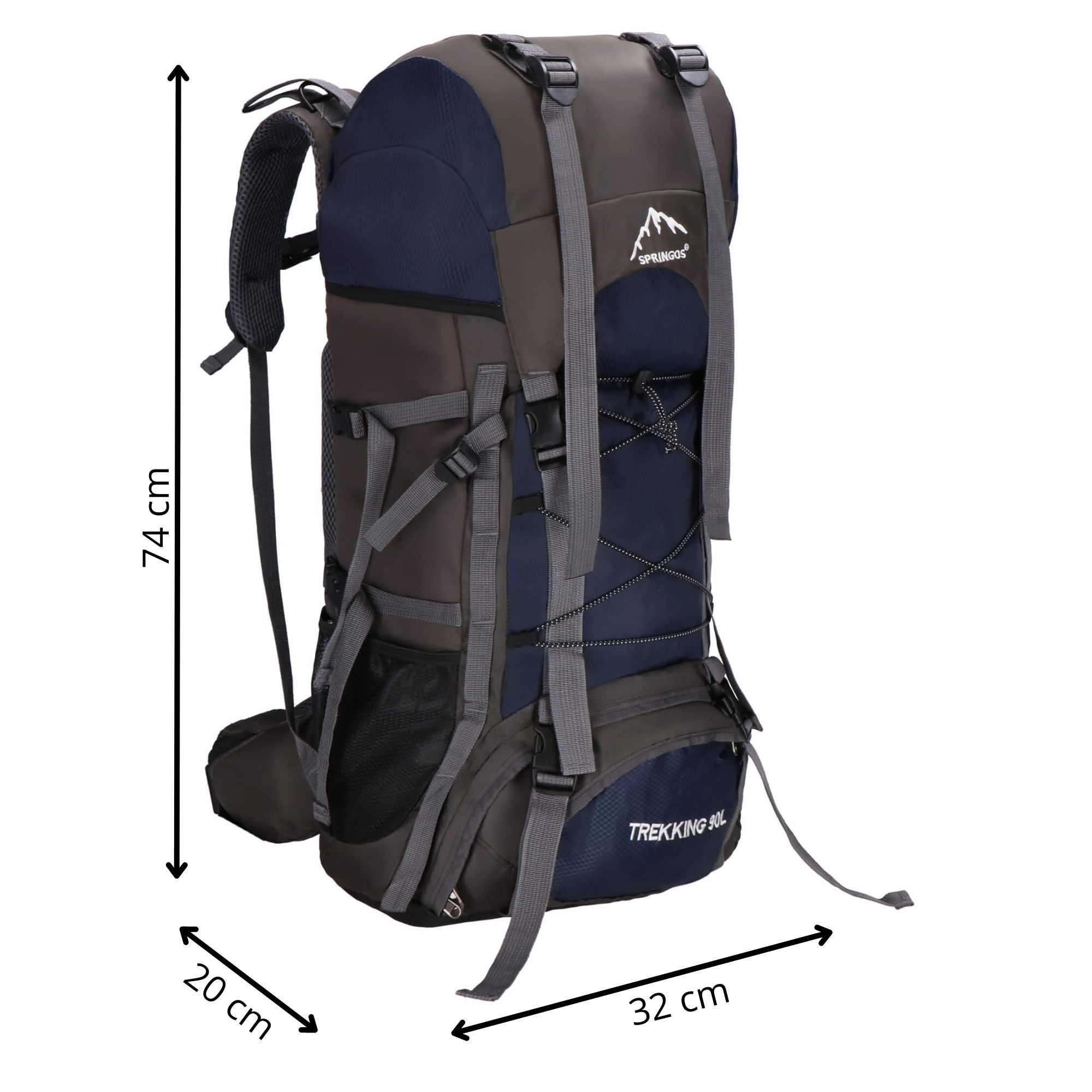 Reppu Springos CS0130 90L | Osta verkosta — Megaluks
