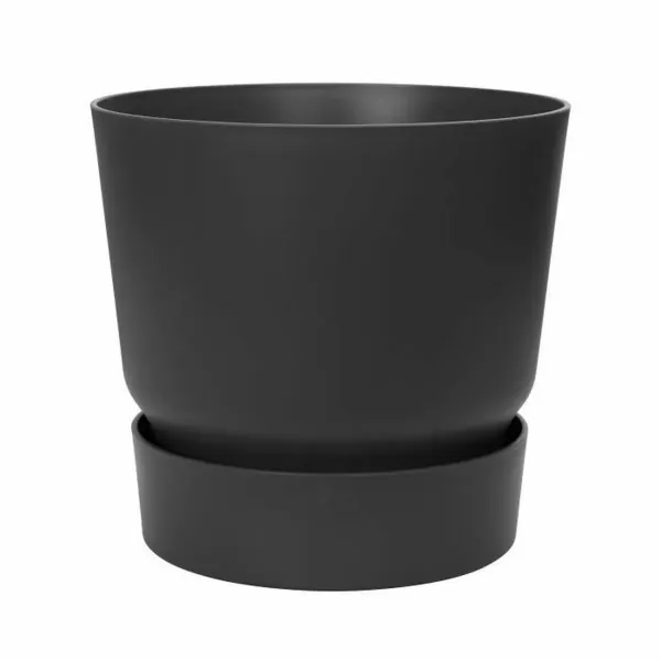 Plant pot Elho Black Plastic Circular Modern Ø 47 cm