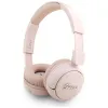 Guess Metal Logo Script - Wireless Over-Ear Headphones Bluetooth V5.3 (pink)