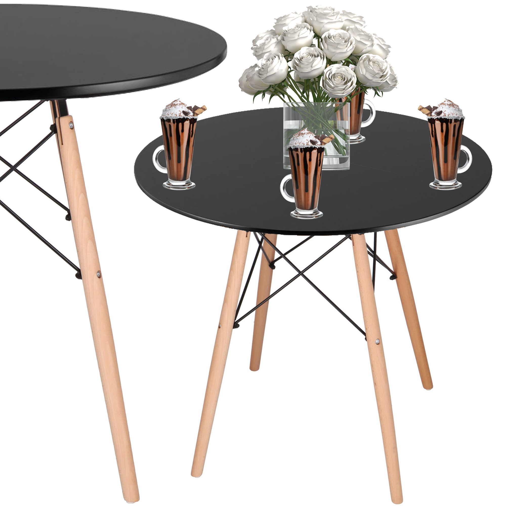 Apaļš galds Springos HF0010 80 x 75 cm | Pirkt tiešsaistē — Megaluks