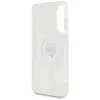 Karl Lagerfeld Button Choupette Head Printed Logo MagSafe - Case for Samsung Galaxy S25 Edge (white)