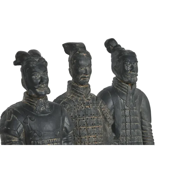 Decorative Figure Home ESPRIT Grey Warrior 18,5 x 16,5 x 57 cm (3 Units)