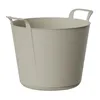 Multi-purpose Plastic Basket Plastiken 88101 Beige 42 L