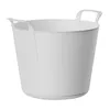 Multi-purpose Plastic Basket Plastiken 88101 White 42 L