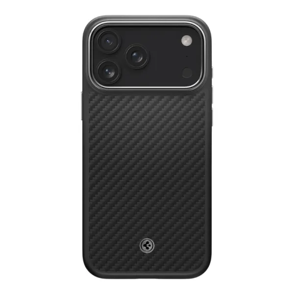 Spigen Enzo Aramid T Mag MagSafe - Case for iPhone 17 Pro Max (Black/Silver)