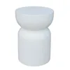 Stool Bacoli White Cement 33 x 33 x 46 cm