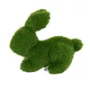 Decorative Figure polypropylene Astro-turf Rabbit 22 x 40 x 30 cm