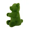 Decorative Figure polypropylene Astro-turf Bear 22 x 26 x 35 cm