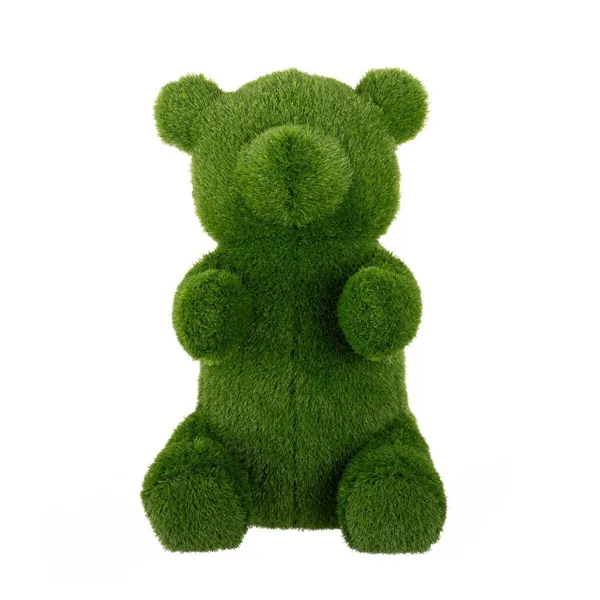 Decorative Figure polypropylene Astro-turf Bear 22 x 26 x 35 cm