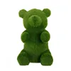 Decorative Figure polypropylene Astro-turf Bear 22 x 26 x 35 cm