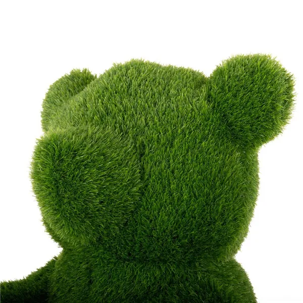 Decorative Figure polypropylene Astro-turf Bear 22 x 26 x 35 cm