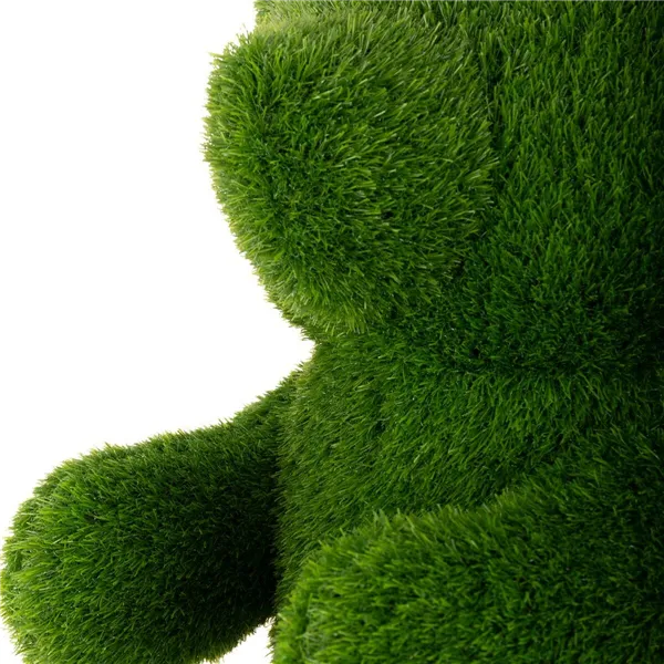 Decorative Figure polypropylene Astro-turf Bear 22 x 26 x 35 cm