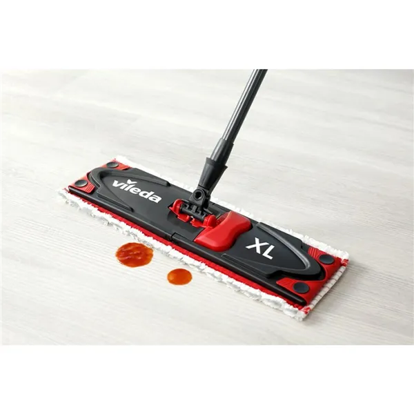 Mop with Bucket Vileda Ultramat Turbo XL Black Red Microfibre