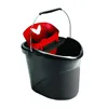 Cleaning bucket Vileda Ultramax Black Red Plastic 10 L 38 x 38 x 38 cm