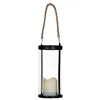 LED Lantern Activejet AJE-TILIA Garden Black Plastic