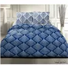 Nordic cover HOME LINGE PASSION Blue 220 x 240 cm