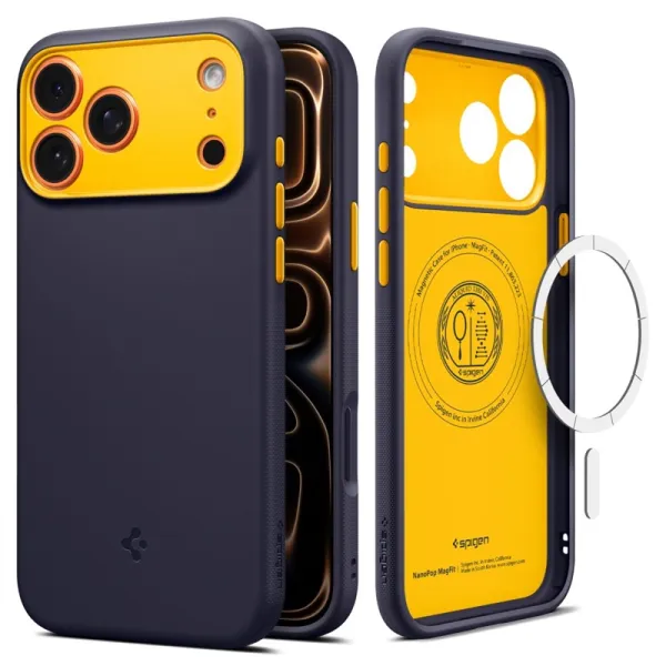 Spigen Nano Pop Mag MagSafe - Case for iPhone 17 Pro Max (Blueberry Navy)