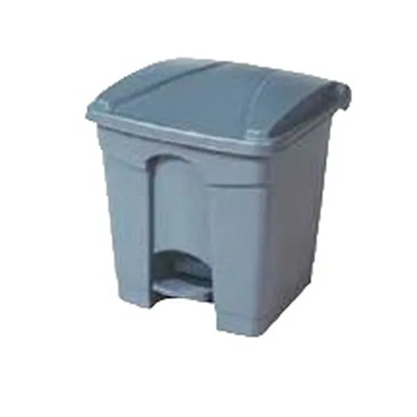 Rubbish bin Grey Plastic Rectangular 30 L