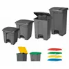 Rubbish bin Grey Plastic Rectangular 30 L