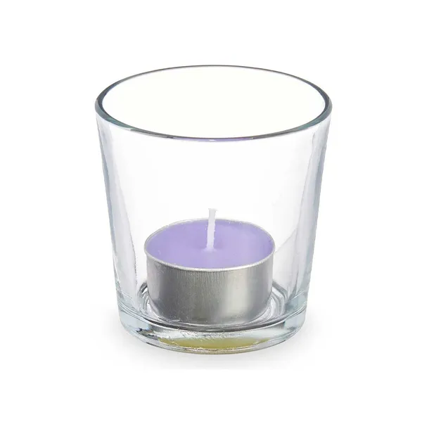 Scented Candle 7 x 7 x 7 cm (12 Units) Glass Lavendar