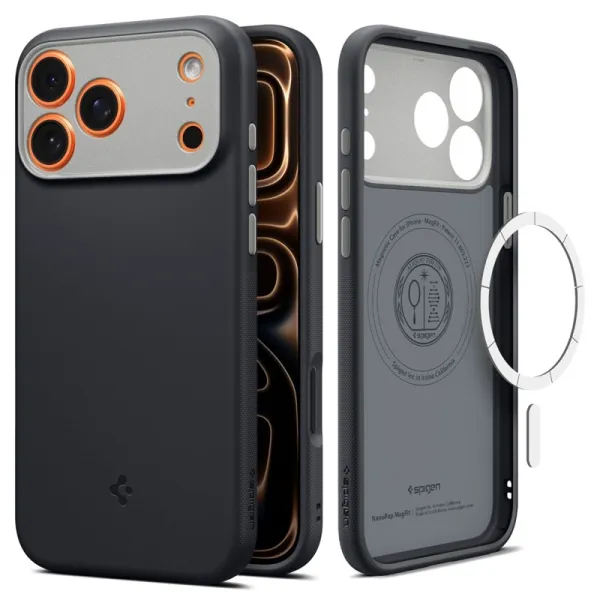 Spigen Nano Pop Mag MagSafe - Case for iPhone 17 Pro Max (Black Sesame)