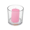 Scented Candle 10 x 10 x 10 cm (6 Units) Glass Orchid