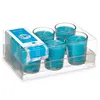 Scented Candle Set 16 x 6,5 x 11 cm (12 Units) Glass Ocean