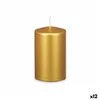 Candle Golden 9 x 15 x 9 cm (12 Units)