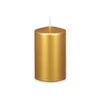 Candle Golden 9 x 15 x 9 cm (12 Units)