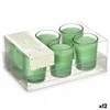 Scented Candle Set 16 x 6,5 x 11 cm (12 Units) Glass Jasmine