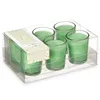 Scented Candle Set 16 x 6,5 x 11 cm (12 Units) Glass Jasmine