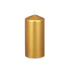 Candle Golden 7 x 15,5 x 7 cm (12 Units)