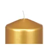 Candle Golden 7 x 15,5 x 7 cm (12 Units)