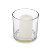 Scented Candle 10 x 10 x 10 cm (6 Units) Glass Cotton