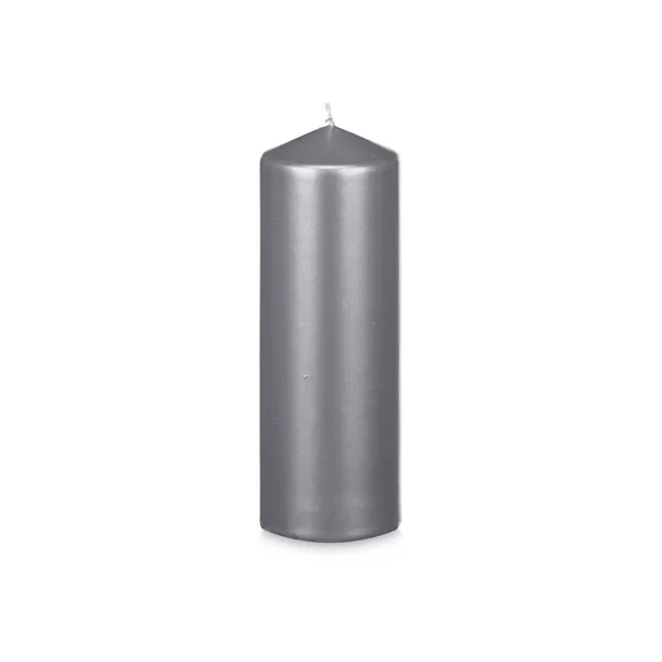 Candle Silver 7 x 20 x 7 cm (12 Units)