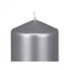 Candle Silver 7 x 20 x 7 cm (12 Units)