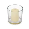 Scented Candle 10 x 10 x 10 cm (6 Units) Glass Vanilla