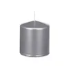 Candle Silver 9 x 10 x 9 cm (12 Units)