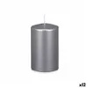 Candle Silver 9 x 15 x 9 cm (12 Units)