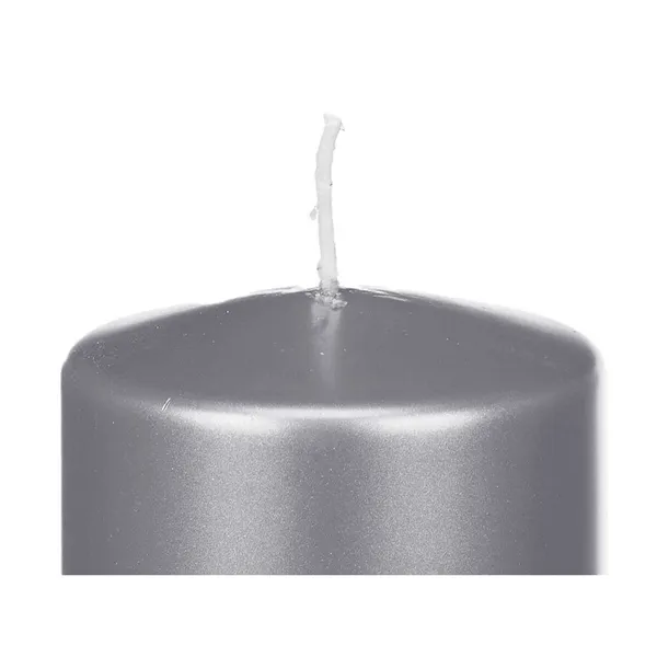 Candle Silver 9 x 15 x 9 cm (12 Units)