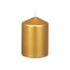 Candle Golden 7 x 10 x 7 cm (24 Units)