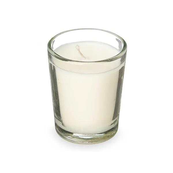 Scented Candle Set 16 x 6,5 x 11 cm (12 Units) Glass Cotton