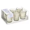 Scented Candle Set 16 x 6,5 x 11 cm (12 Units) Glass Cotton