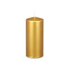 Candle Golden 9 x 20 x 9 cm (8 Units)