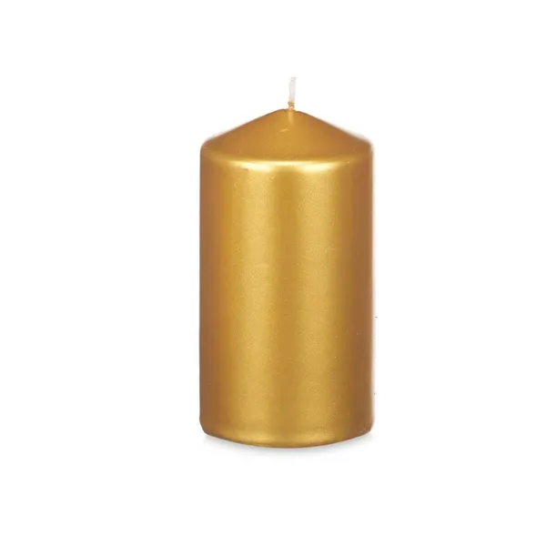 Candle Golden 7 x 13 x 7 cm (24 Units)