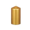 Candle Golden 7 x 13 x 7 cm (24 Units)