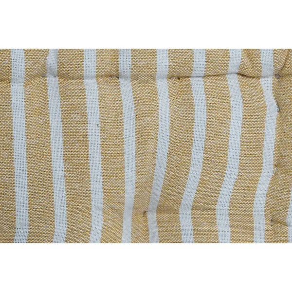 Cushion Home ESPRIT Yellow Beige Mediterranean 56 x 56 x 13 cm (3 Units)