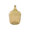 Vase Home ESPRIT Yellow Recycled glass 36 x 36 x 56 cm