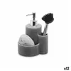 Cleaning & Storage Kit Grey Plastic Polyresin (12 Units) Kitchen